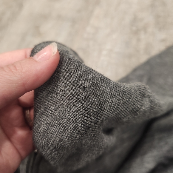 Flawed Brunello Cucinelli Men's Fine-Gauge Wool/Cashmere Zip Cardigan Size 54 - Picture 8 of 11